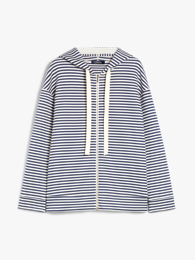 MAX MARA｜HOODIES/SWEATS (DORIA (19911013 009 / 19911013 Scuba jersey hoodie, ecru | 