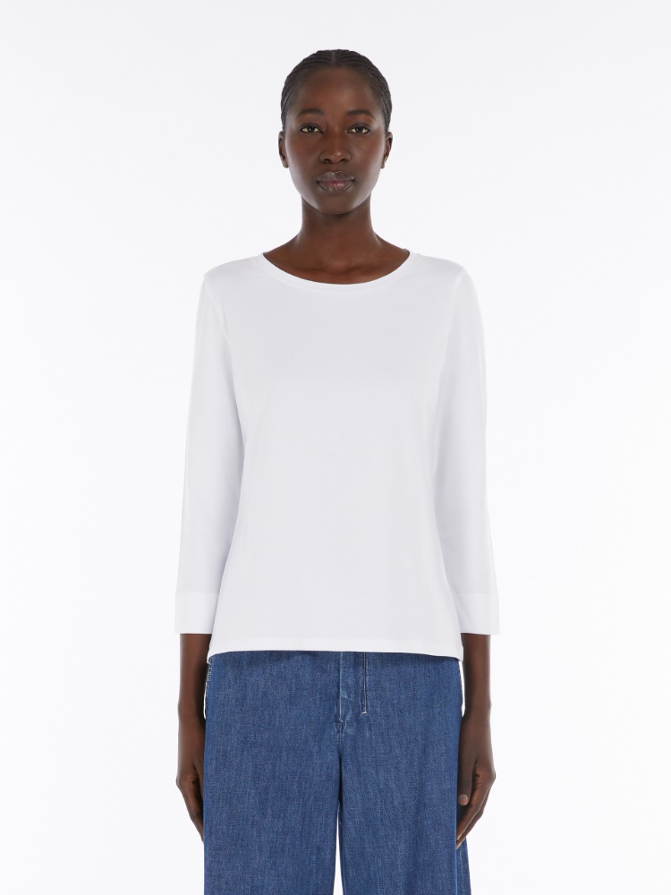 Tシャツ・カットソー Max Mara FW25 Tops (2521366038 POLTAVA005) マックスマーラ MAX MARA Tシャツ TACCO ロゴ 半袖 新作 (Max
