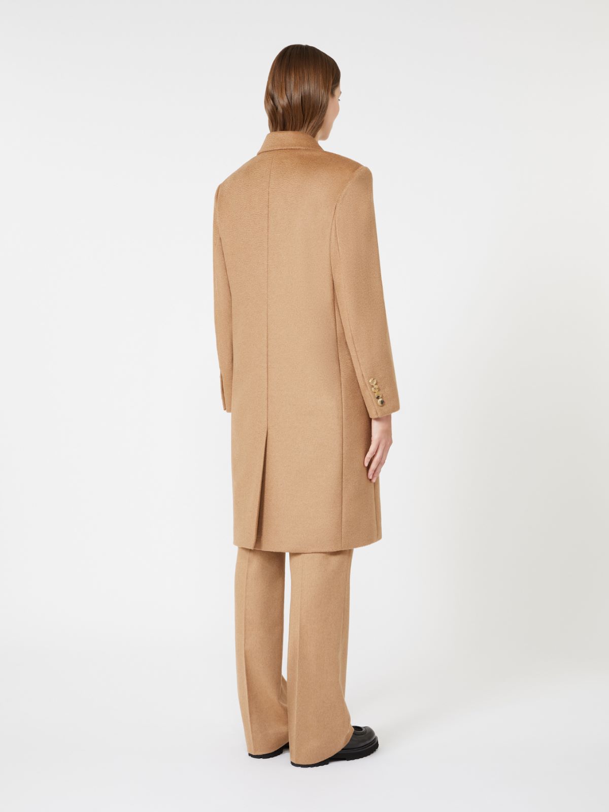 Doppelreihiger Mantel aus Kamelhaar - KAMEL - Max Mara - 3