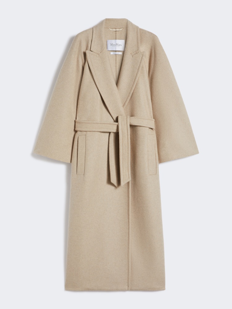 Cashmere, camel and wool coat - SAND - Max Mara