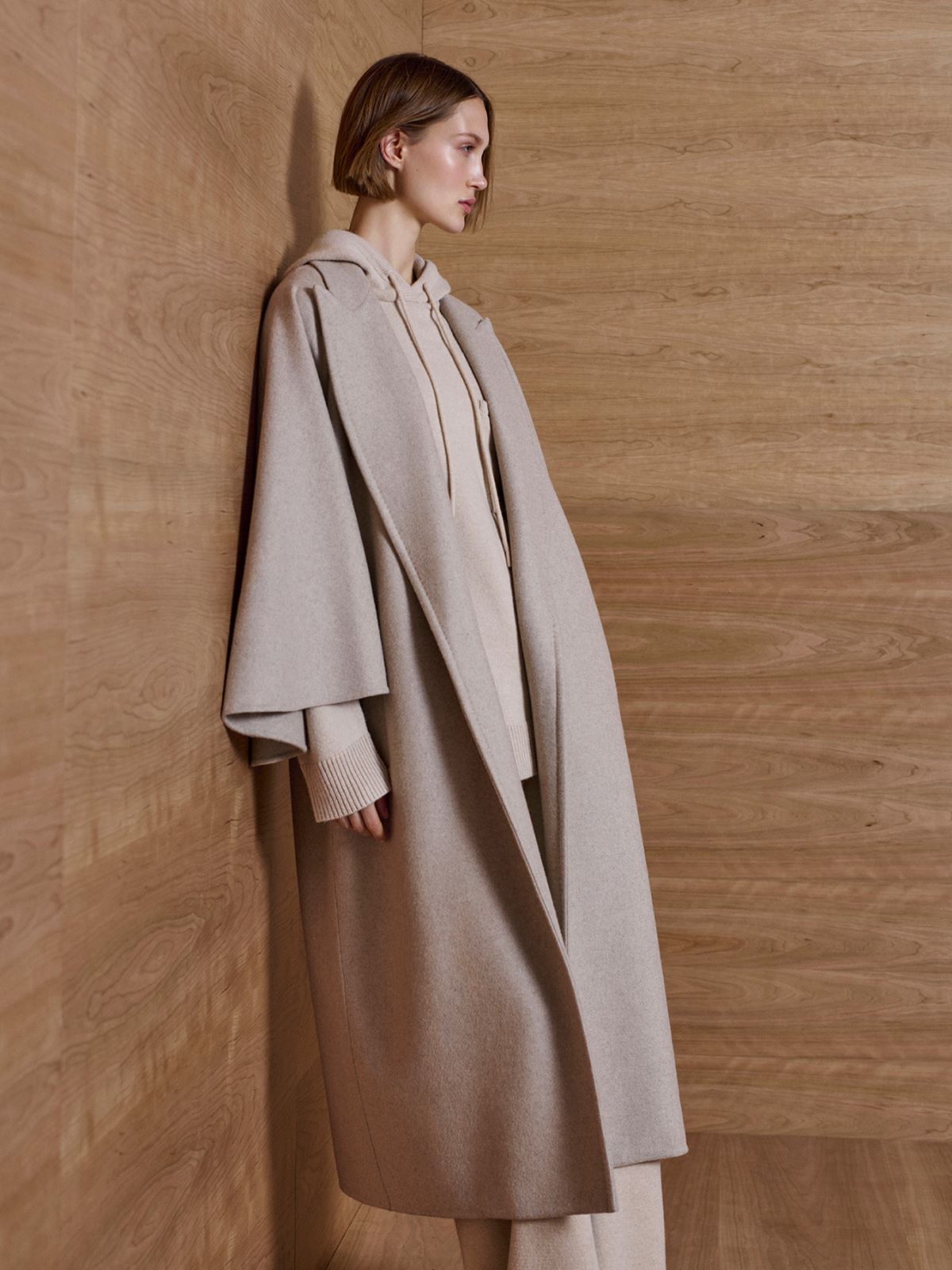 Cashmere, camel and wool coat - SAND - Max Mara