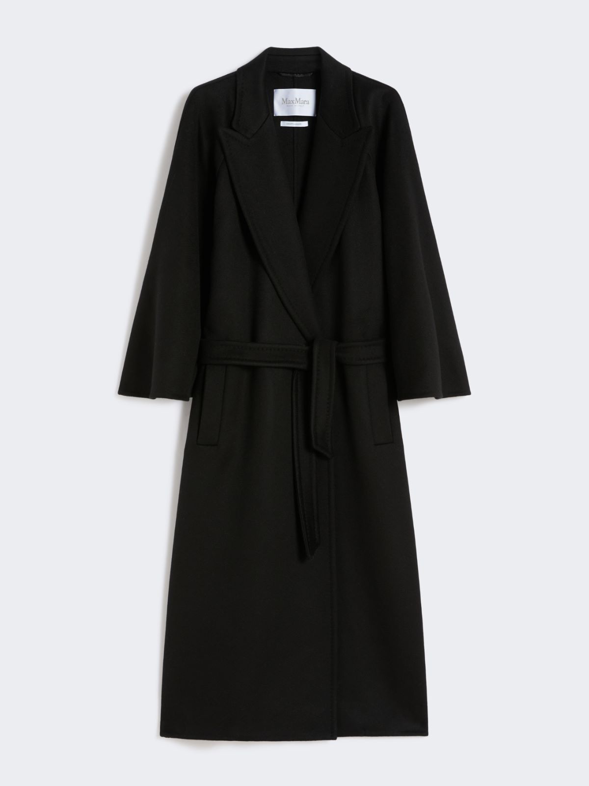 Cashmere, camel and wool coat - BLACK - Max Mara - 9