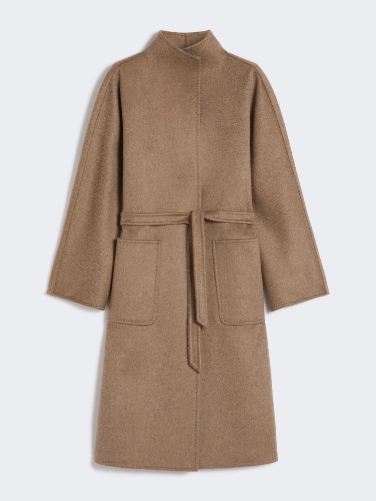 Midi cashmere cardigan coat - HAZELNUT BROWN - Max Mara
