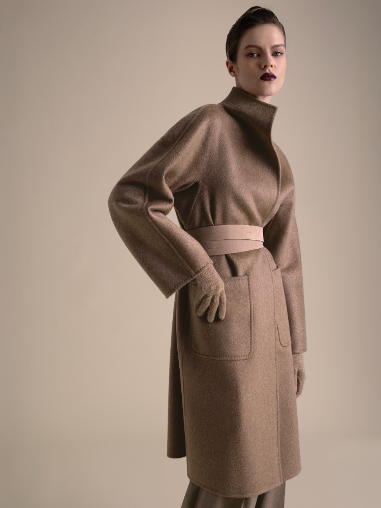 Midi-Cardigan-Mantel aus Kaschmir + HASELNUSS - Max Mara