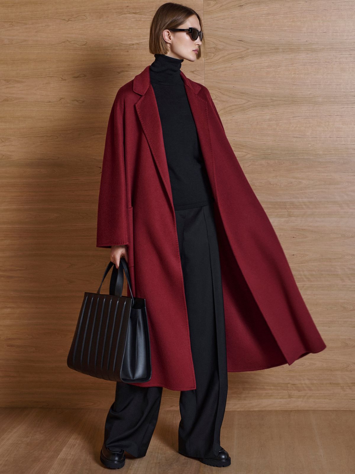 【美品】MaxMara  マックスマーラ ベルト コート Max Mara マックスマーラ コート ポルド ベルト付き ベージュ