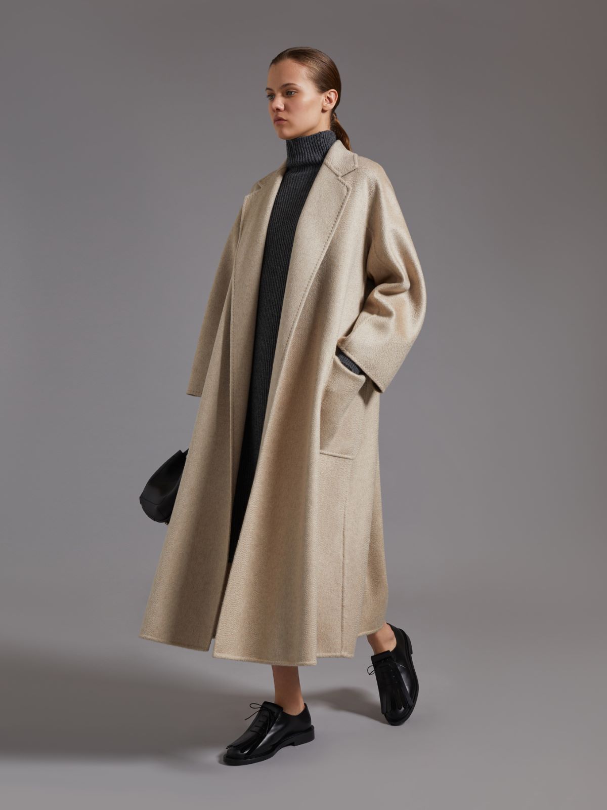 Max Mara Linen And Silk Canvas Overcoat | italist