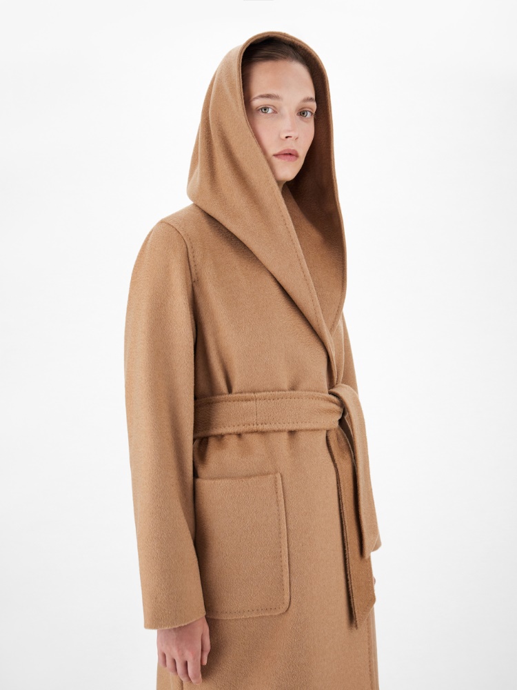 ☆MaxMara☆入手困難☆上品Camel Robe Coat/VEZZOSO Robe camel virgin wool | Max Mara