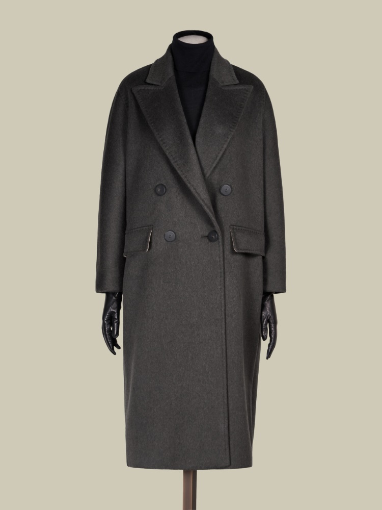 앵거스 캐시미어 코트 - DARK GREEN - Max Mara