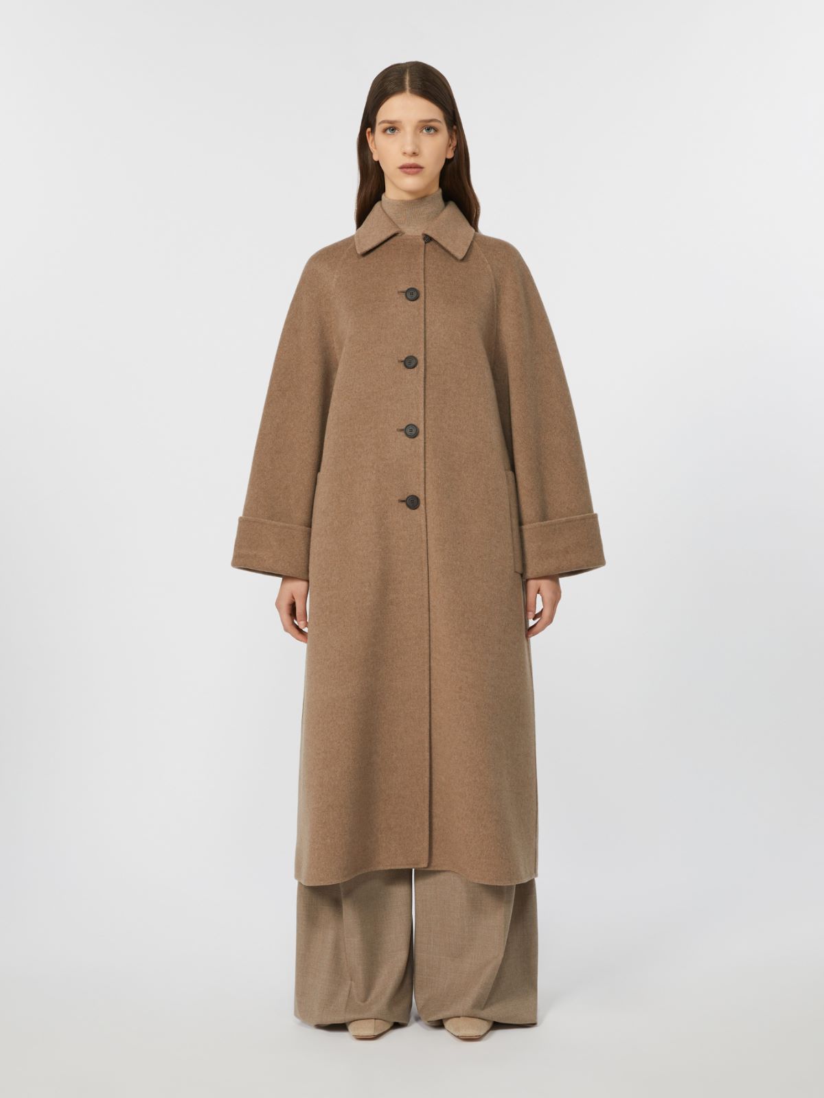 Oversized cashmere coat - HAZELNUT BROWN - Max Mara - 2