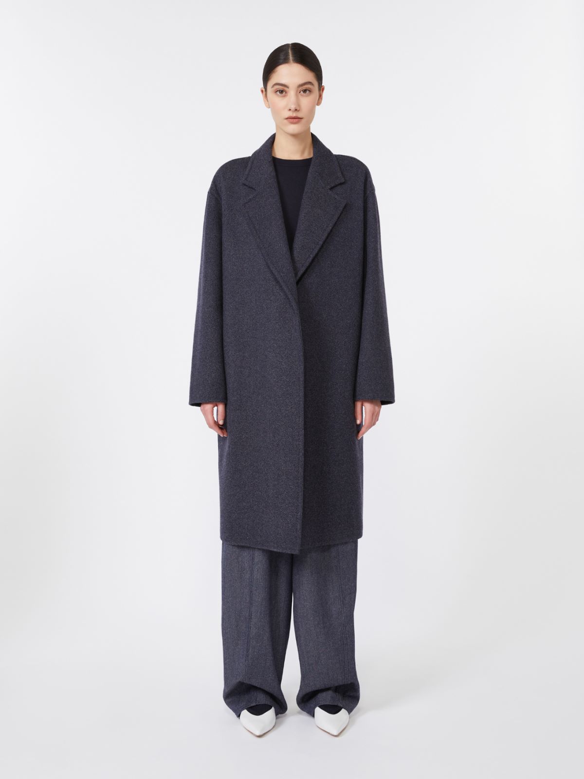 Denim-effect wool coat - ULTRAMARINE - Max Mara - 2