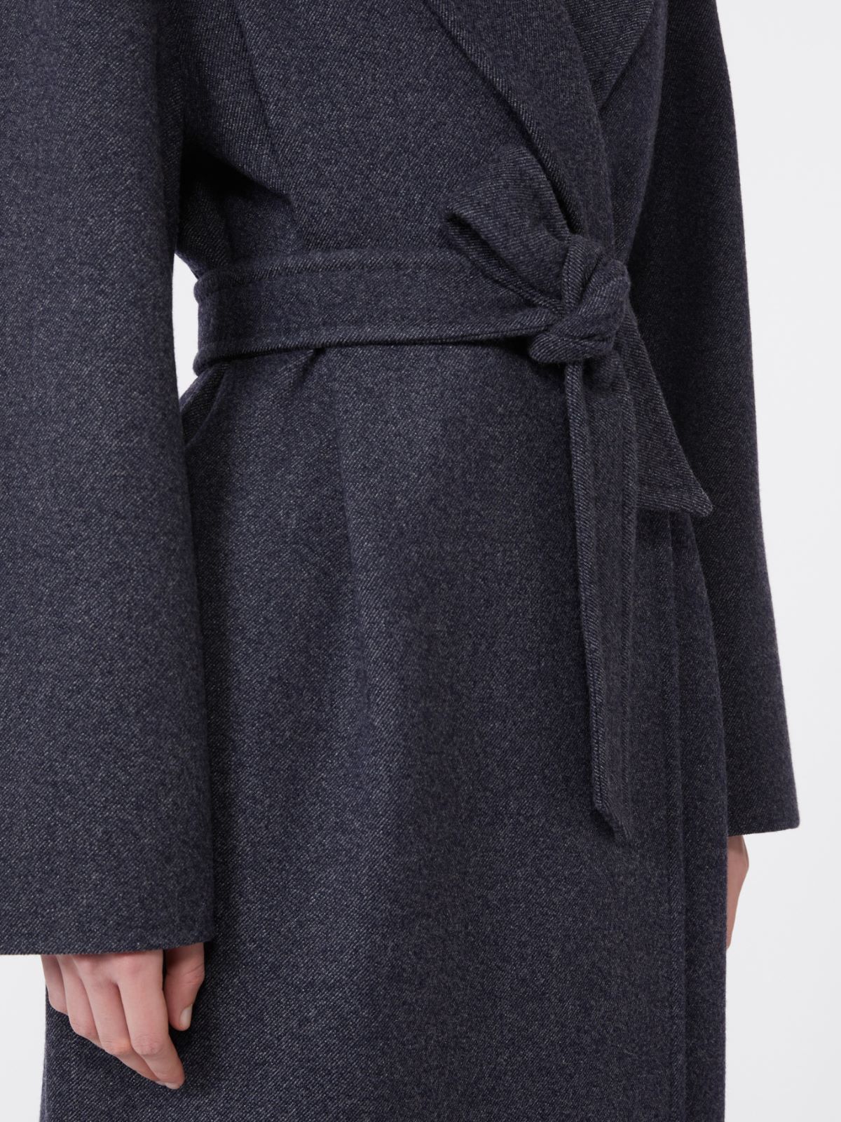 Denim-effect wool coat - ULTRAMARINE - Max Mara - 4