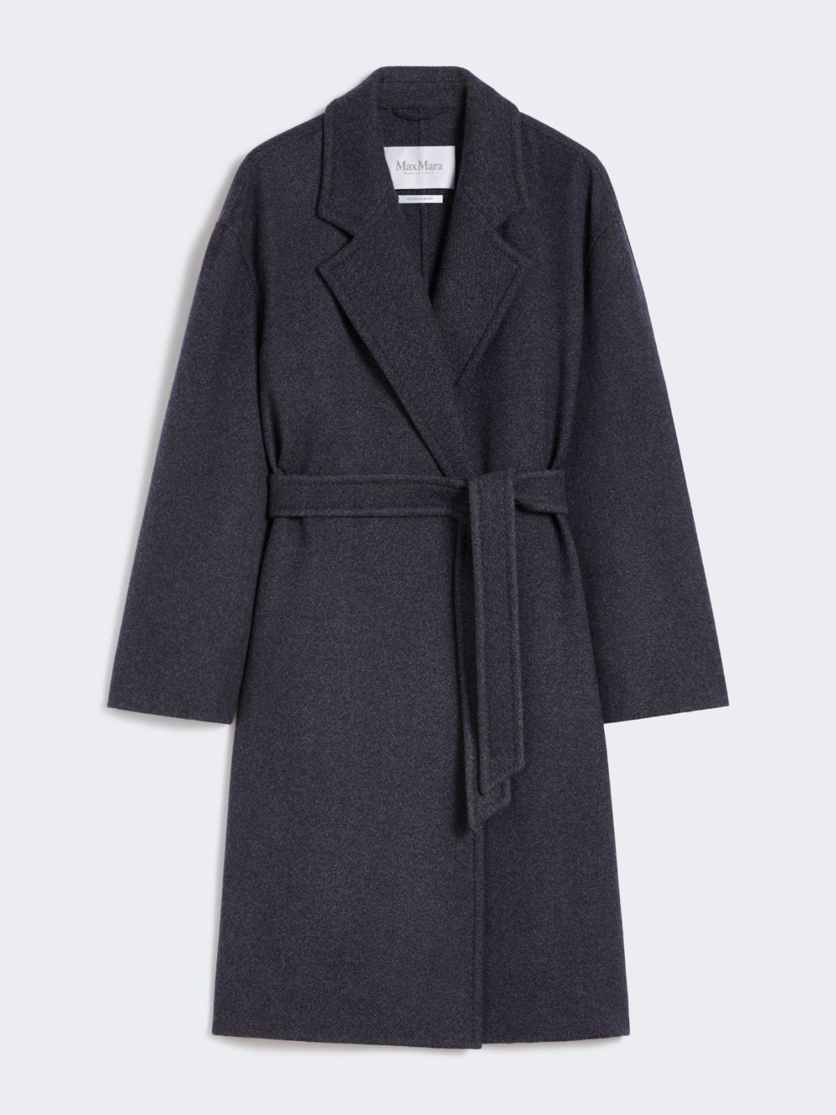 Denim-effect wool coat - ULTRAMARINE - Max Mara - 9