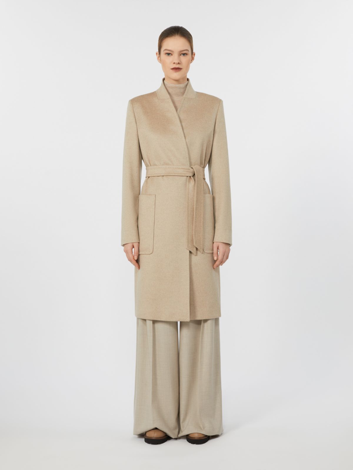 Robenmantel aus Kaschmir - BEIGE - Max Mara - 2