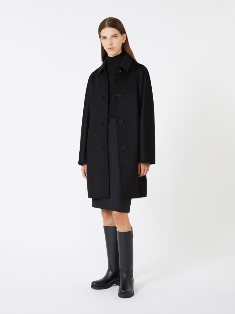 Camel coat with belt - BLACK - Max Mara