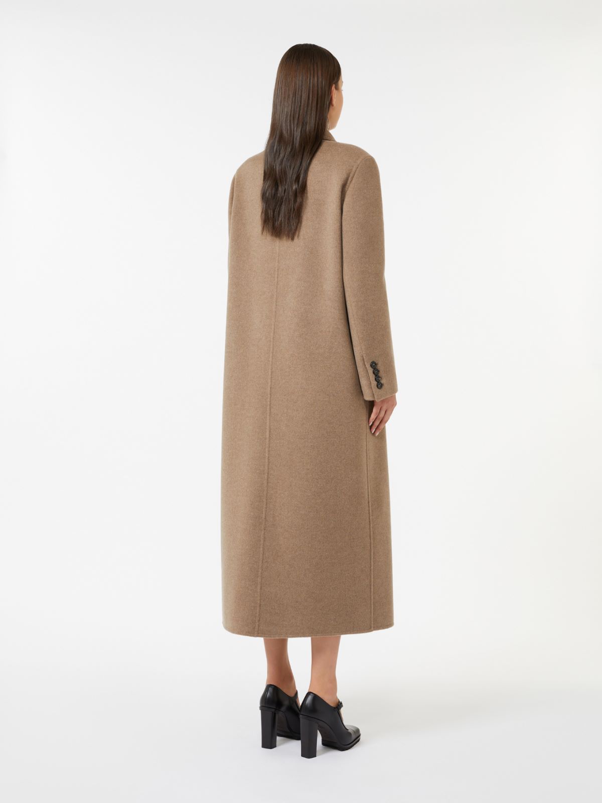 Cashmere broadcloth coat - HAZELNUT BROWN - Max Mara - 3