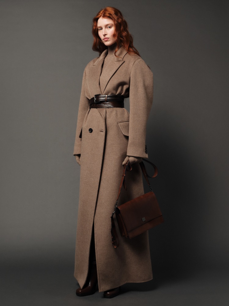 Cashmere broadcloth coat + HAZELNUT BROWN - Max Mara