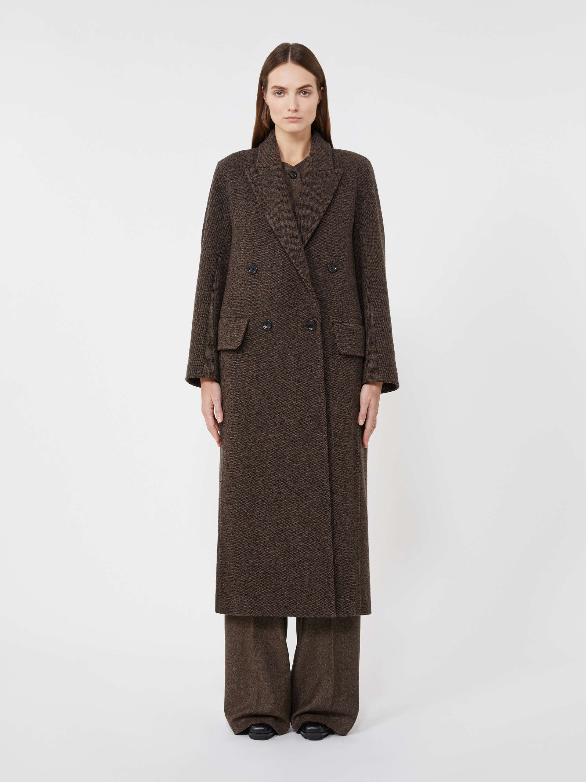 아르코 버진울 코트 - BLACK - Max Mara - 2