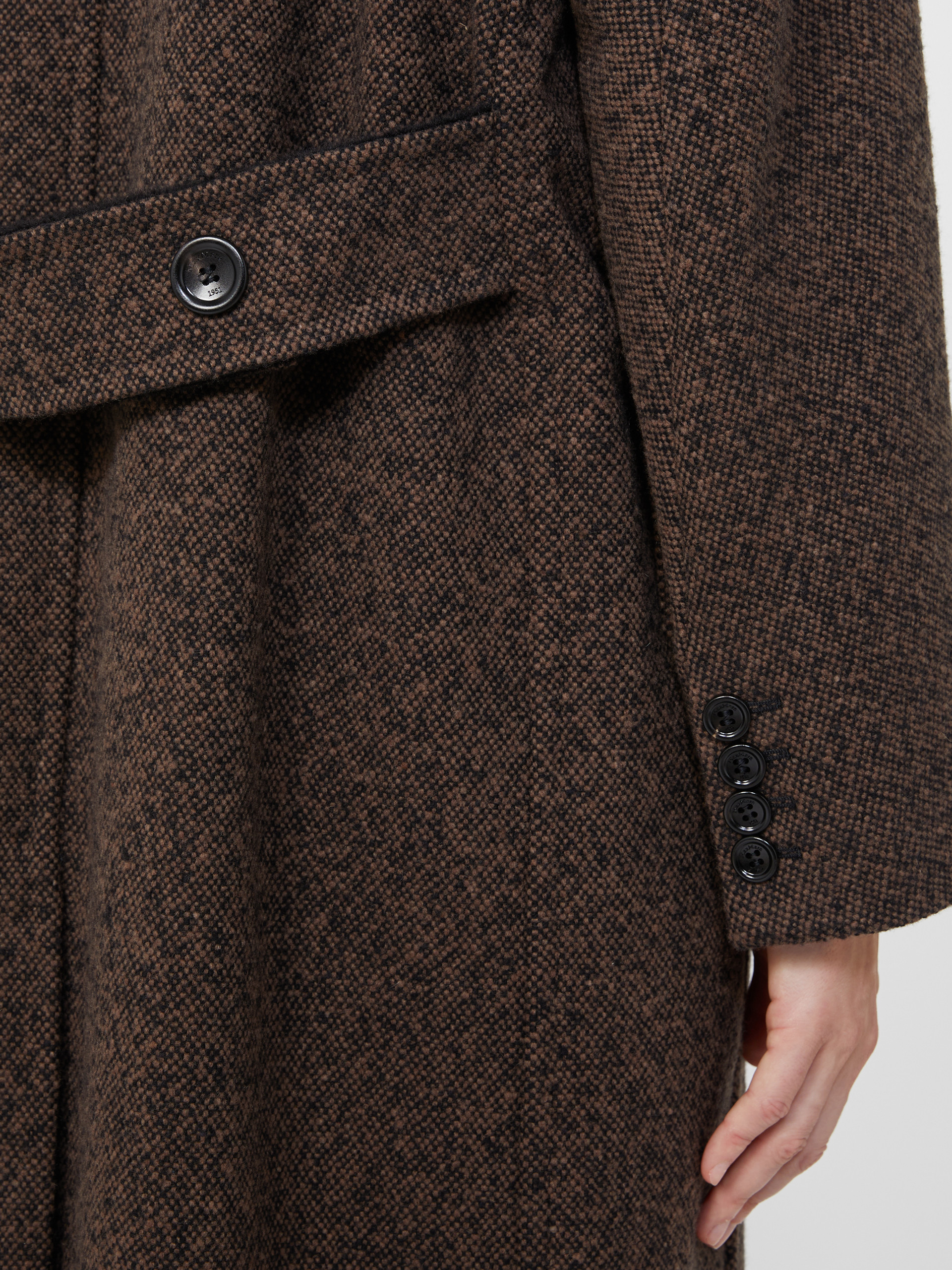 아르코 버진울 코트 - BLACK - Max Mara - 5