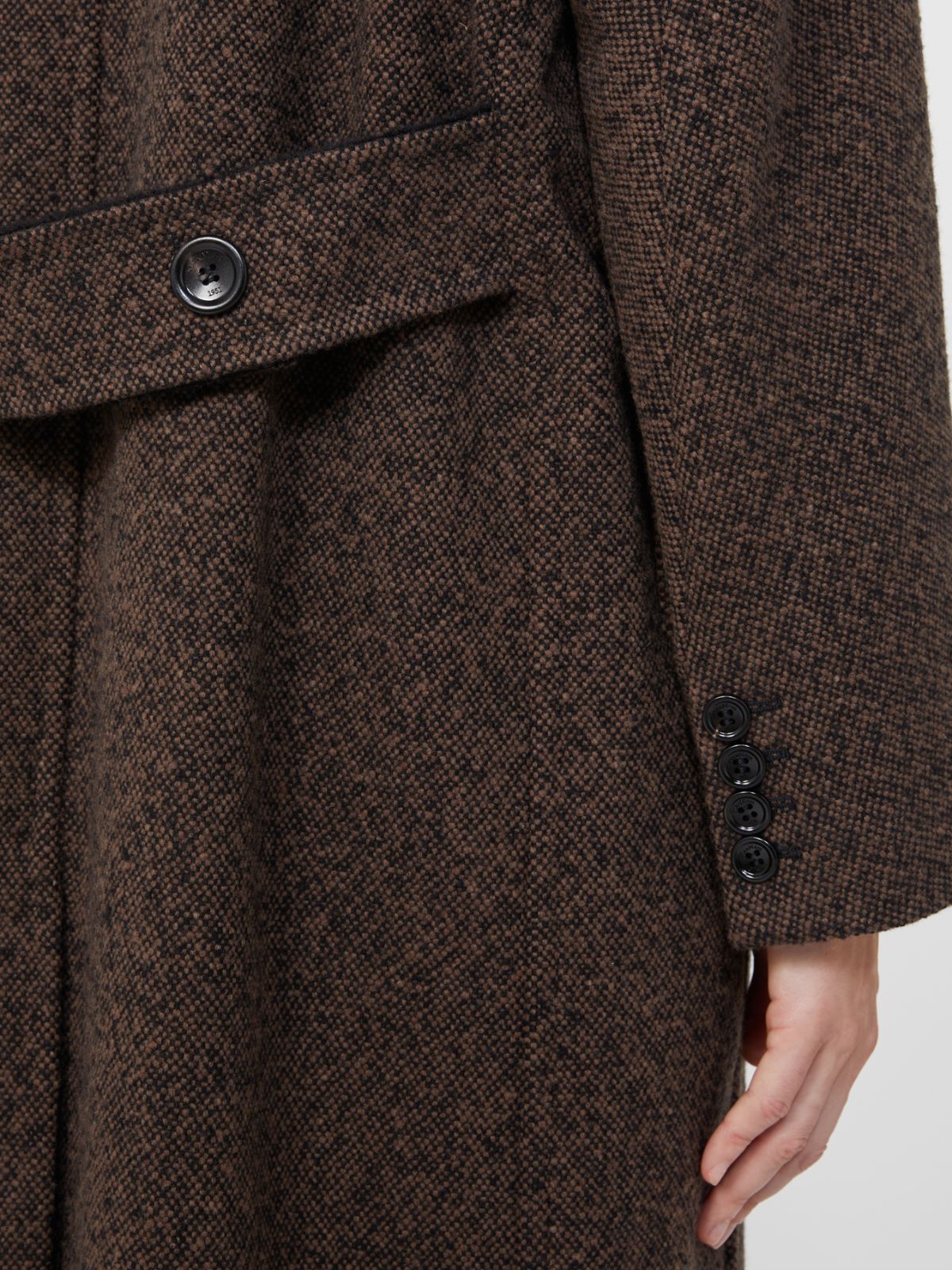 아르코 버진울 코트 - BLACK - Max Mara - 6