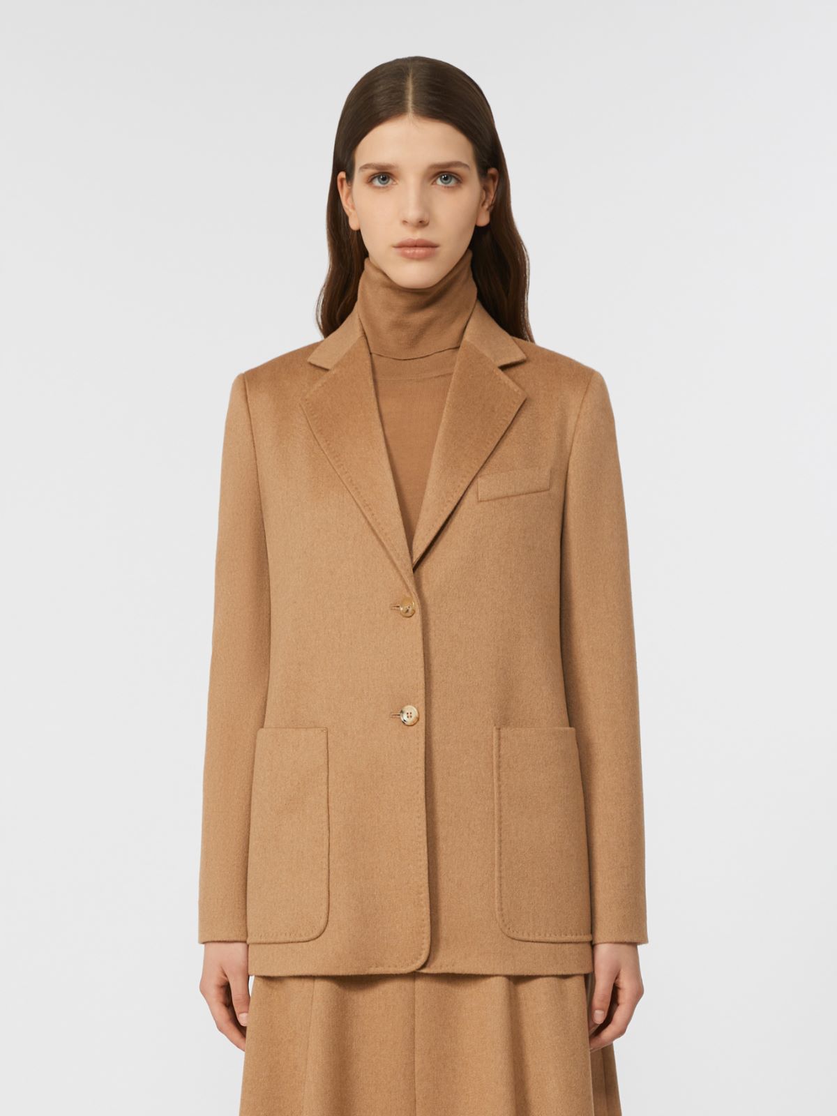 Camer drap blazer - CAMEL - Max Mara - 2