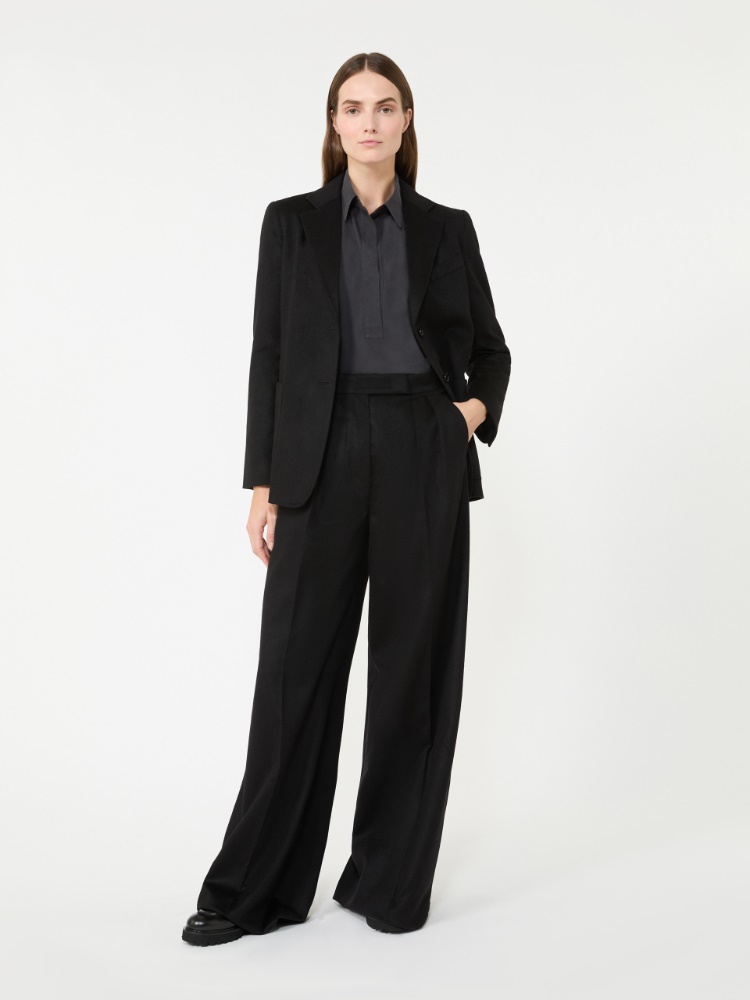 Camer drap blazer - BLACK - Max Mara