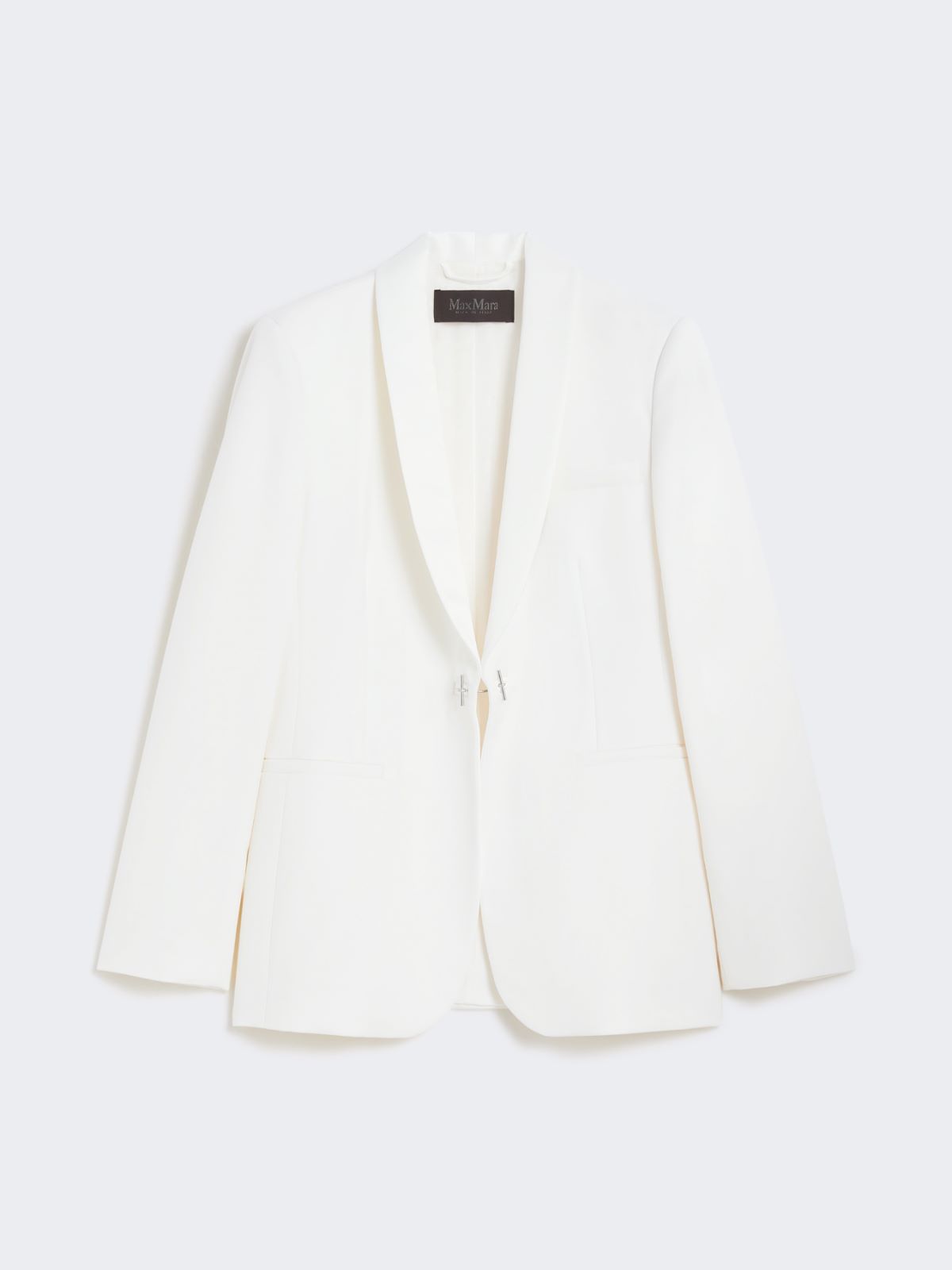 Gabardine wool blazer - WHITE - Max Mara - 10