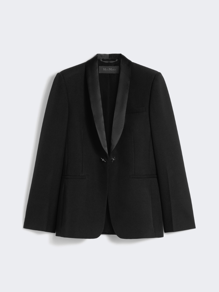 Blazer aus Wollgabardine - SCHWARZ - Max Mara