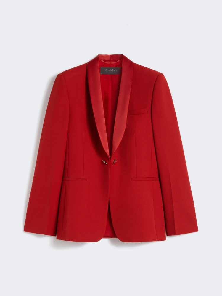 Blazer aus Wollgabardine - ROT - Max Mara