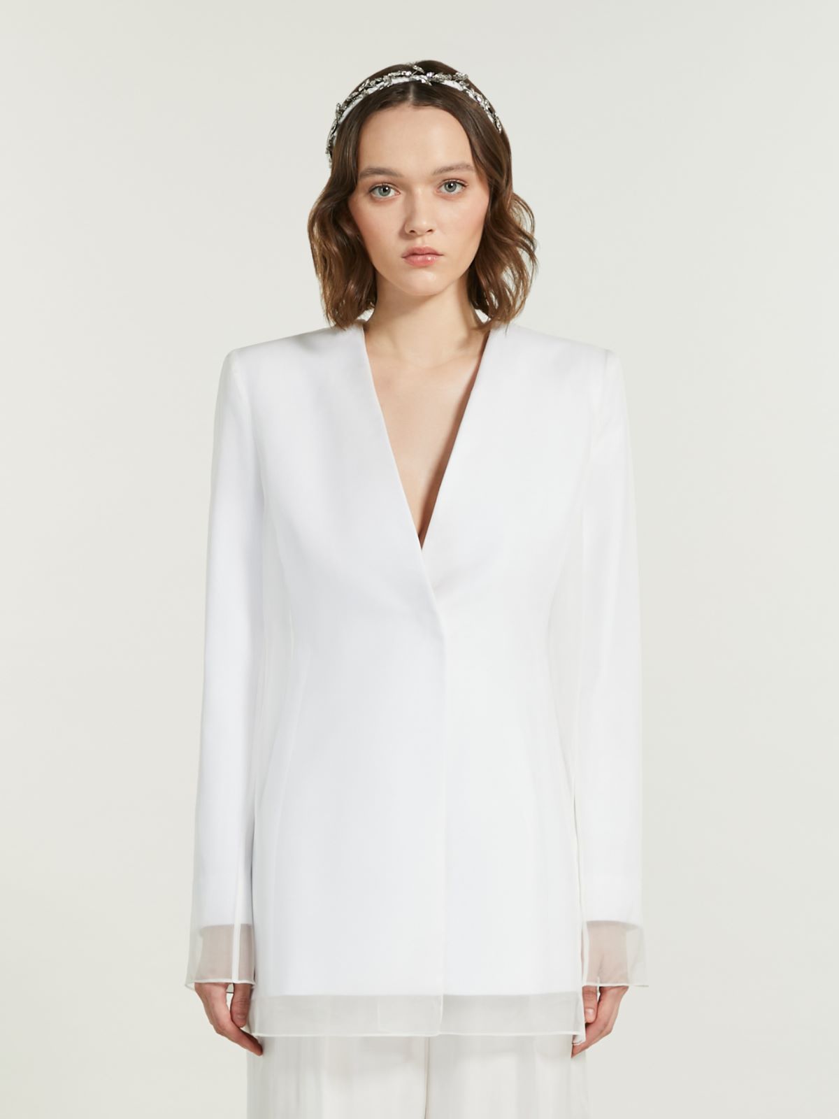 Silk organza jacket - SILK - Max Mara - 9