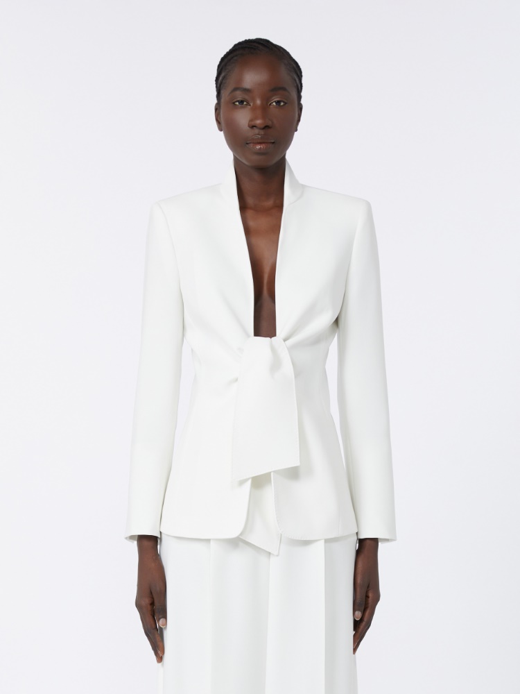 【23AW NEW】Max Mara_woman / Riga ショート コート / White エスペロ] テディベア アイコン ショート コート, white