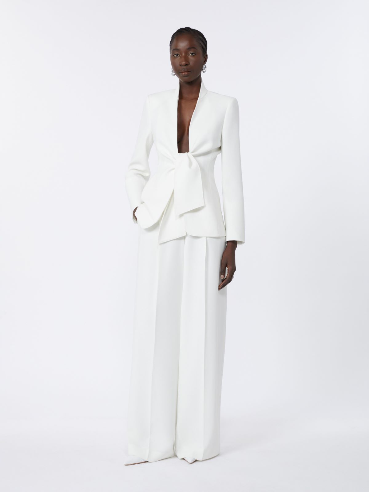 Feminine cady jacket - WHITE - Max Mara - 9