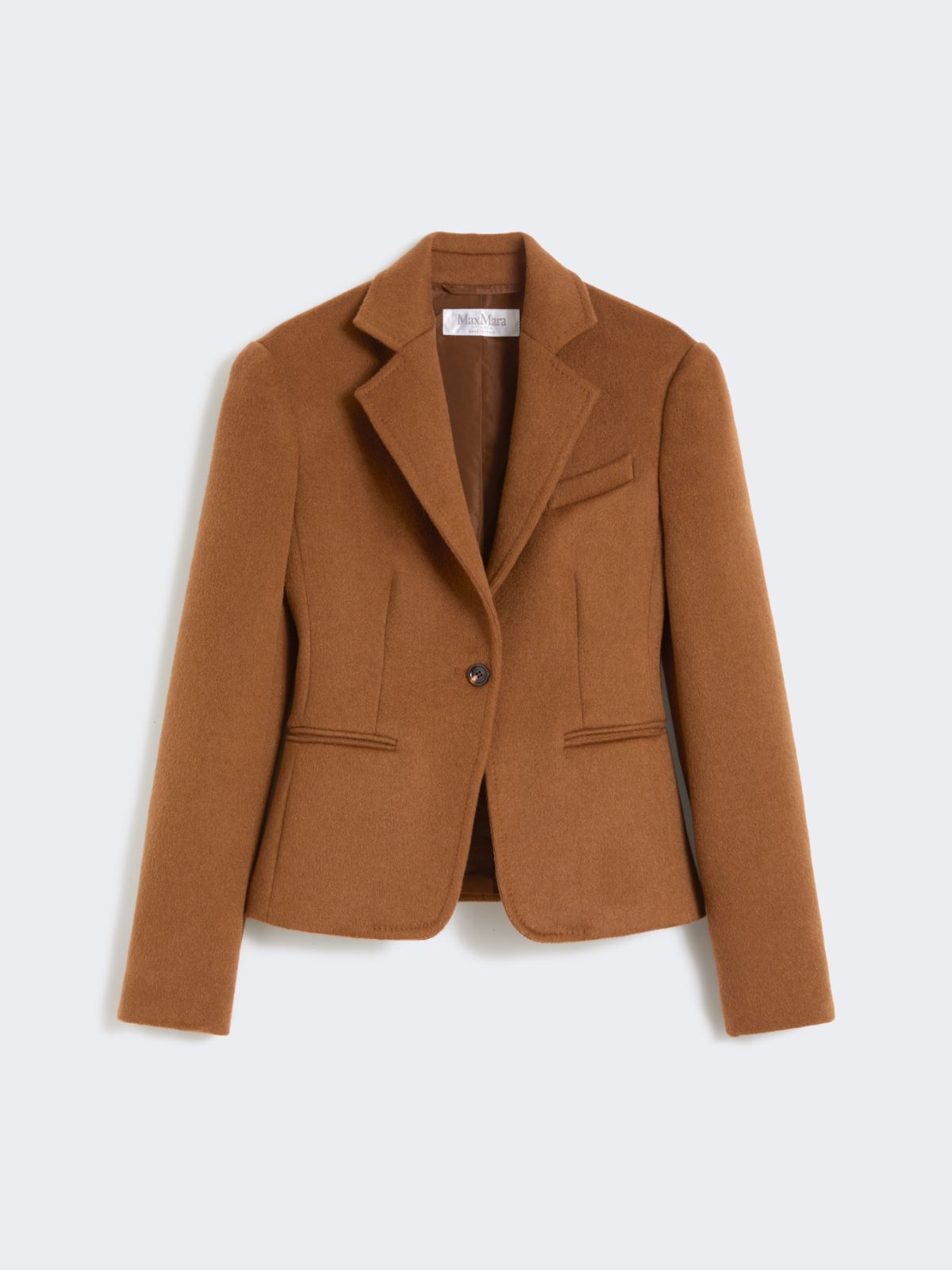 Short camel drap jacket - TOBACCO - Max Mara - 9