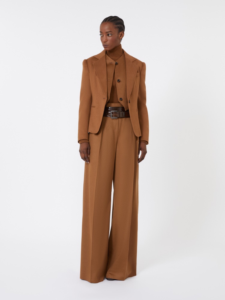 Veste courte en drap de chameau - CUIR DE VACHE - Max Mara