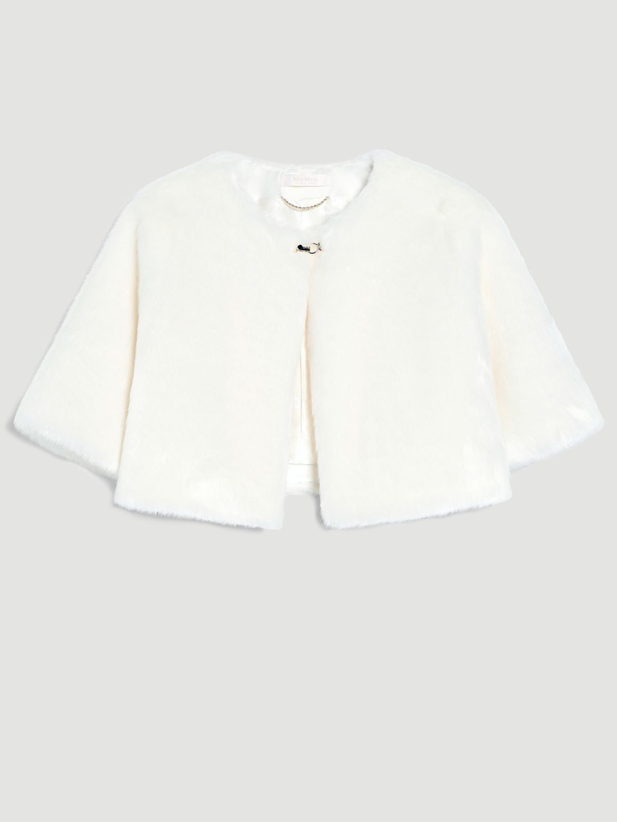 Bolero in soft fabric - WHITE - Max Mara