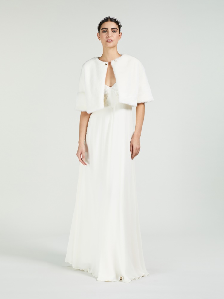Flauschiger Bolero - WEISS - Max Mara