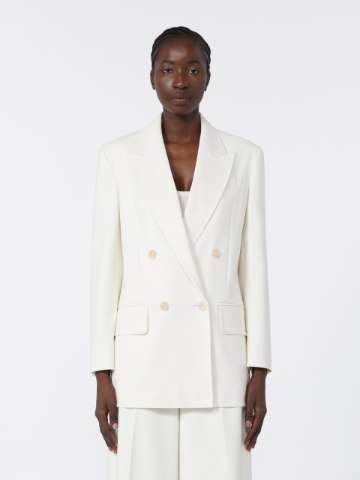 ジャケット MAX MARA STUDIO Women Jackets 2516191012600031 WHITE White blazer jacket | Max Mara