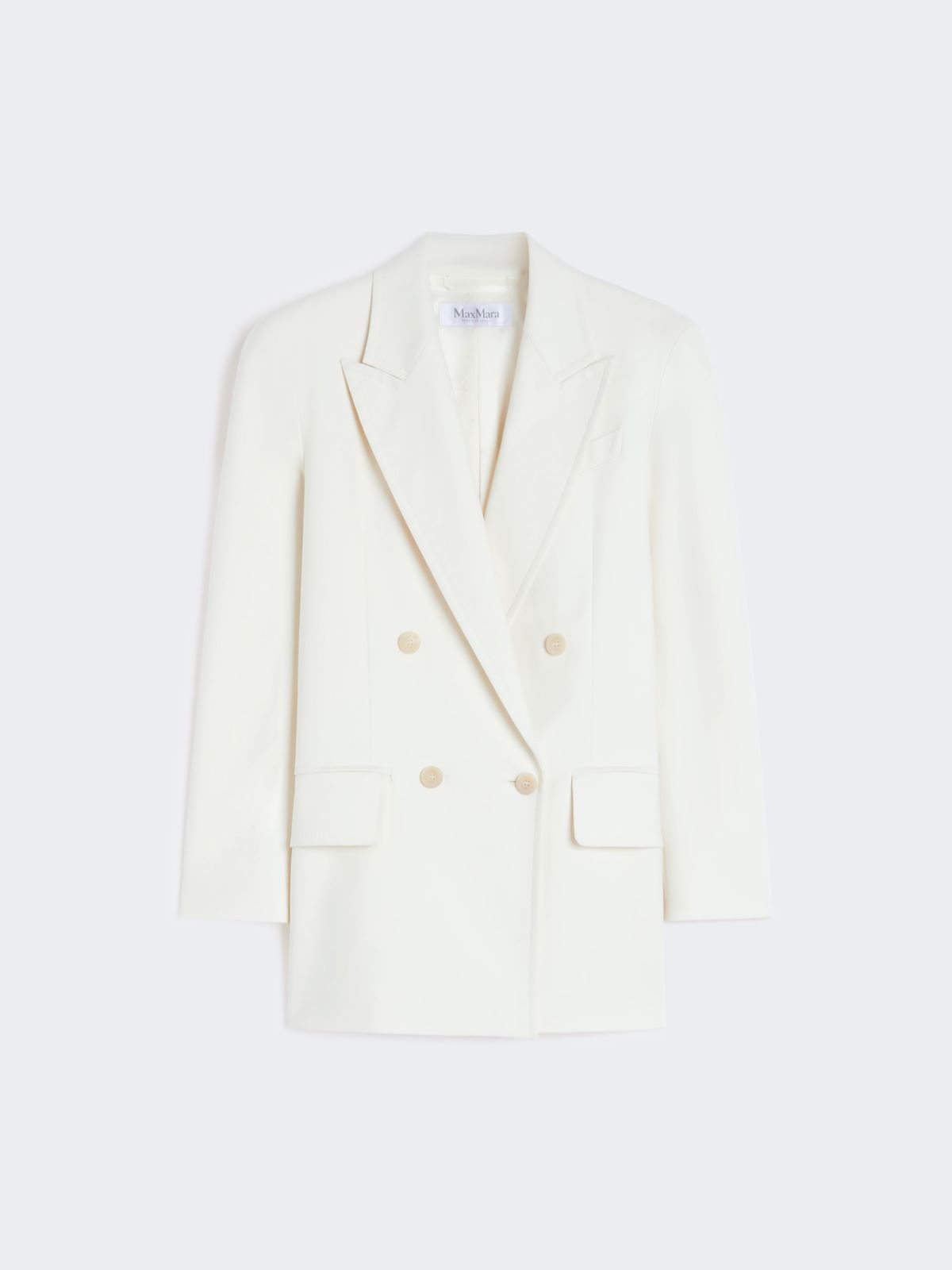 Olimpia Jacket in stretch canvas - WHITE - Max Mara - 9