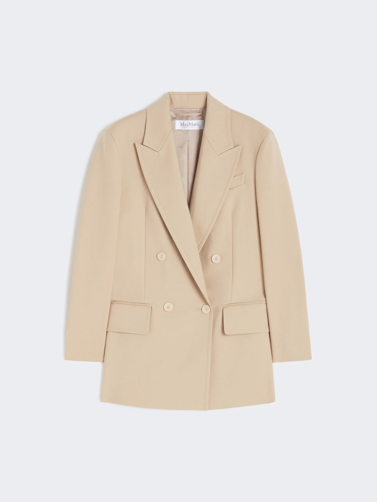 Olimpia Jacket in stretch canvas - SAND - Max Mara - 8
