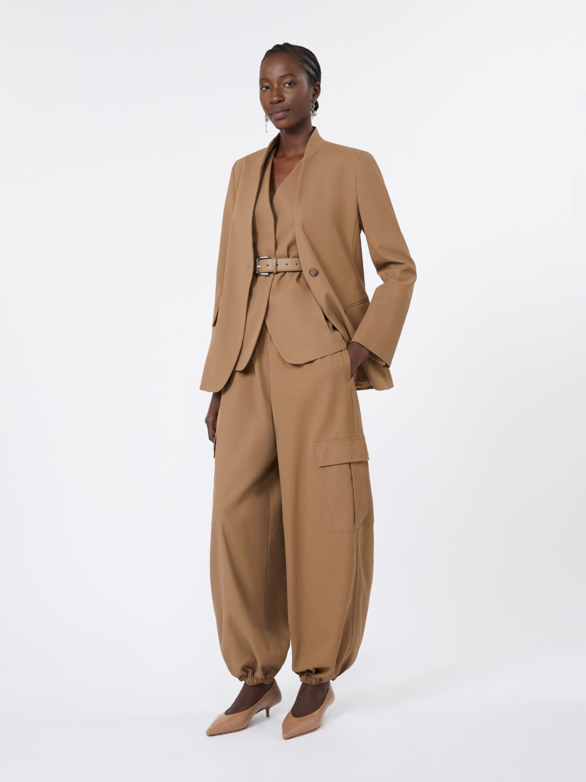 Cotton twill jacket - HAZELNUT BROWN - Max Mara - 8
