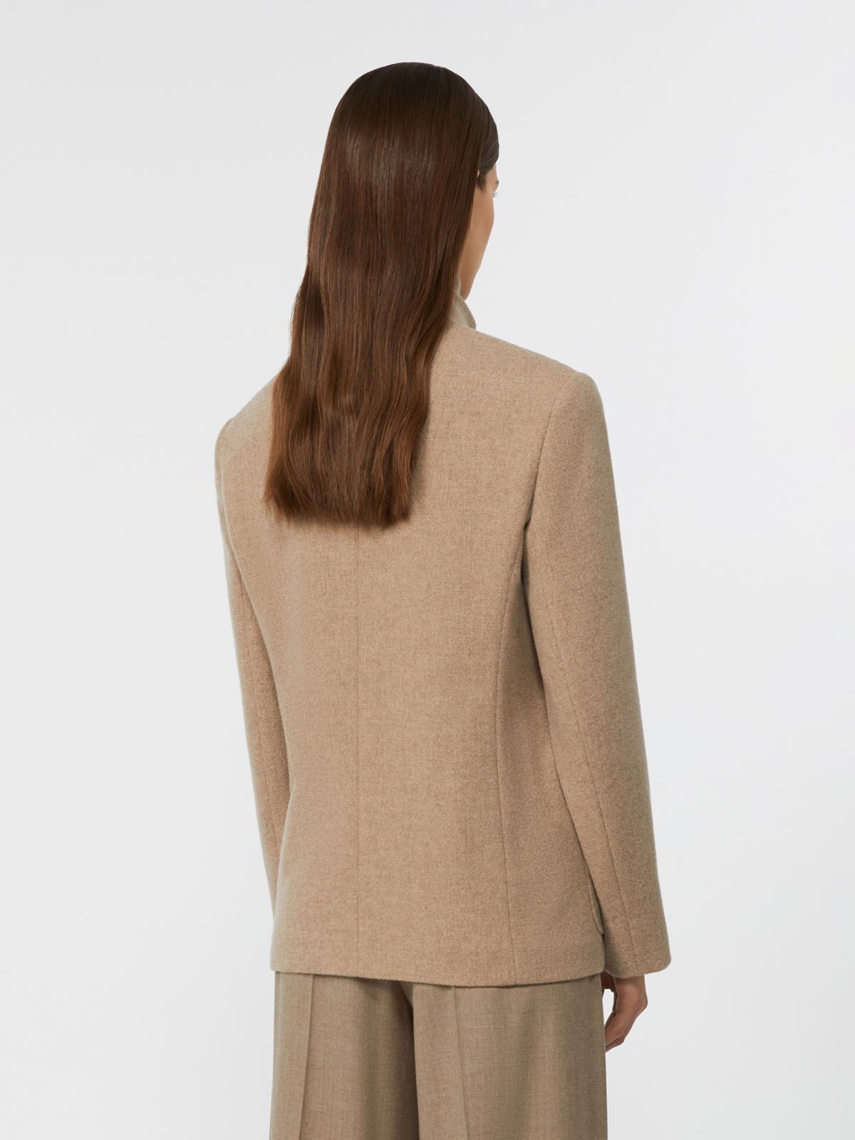 Cashmere jacket with belt - SAND - Max Mara - 3