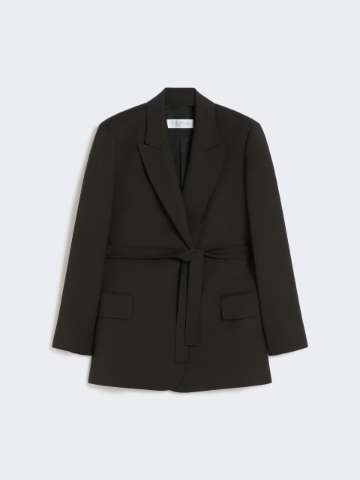24PF new/Max Mara モニアヘリンボーンブレザー Blazer Black 24PF new/Max Mara モニアヘリンボーンブレザー Blazer Black