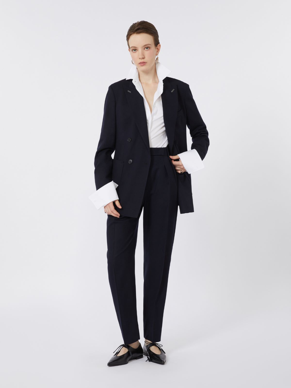 マックスマーラ 羊革 レザージャケット ベルト付 40コート ウィークエンド Weekend Max Mara(ウィークエンド マックスマーラ) レザー