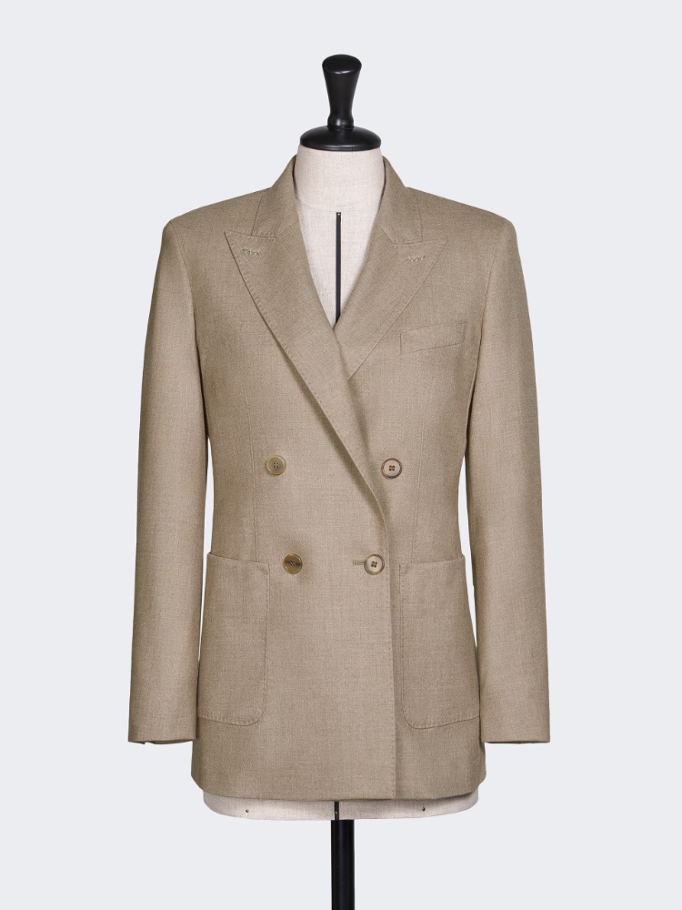 ジャケット Max Mara HARALD JACKET ハラルド] カシミヤ フーレ ジャケット, turtledove | 