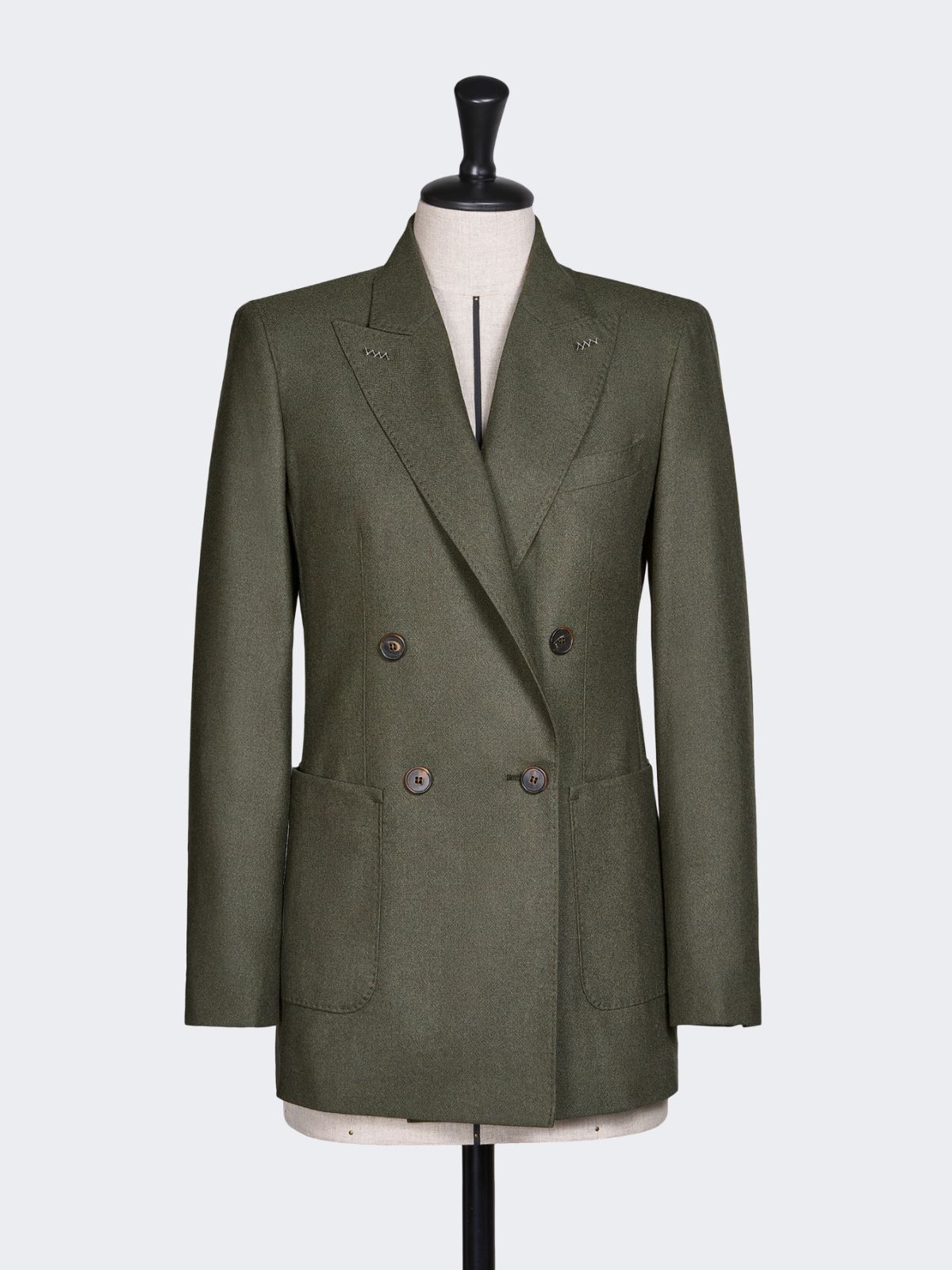 Blezer z włochatego kaszmiru - KHAKI - Max Mara - 9