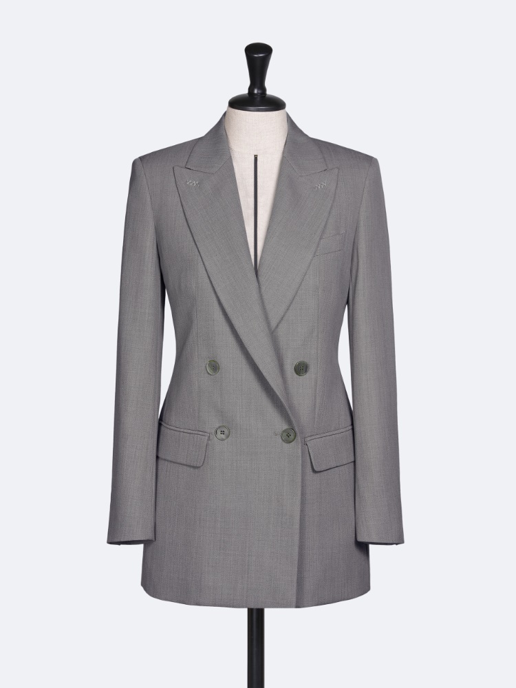 Jackets and blazers Grey and silver Woman | Max Mara