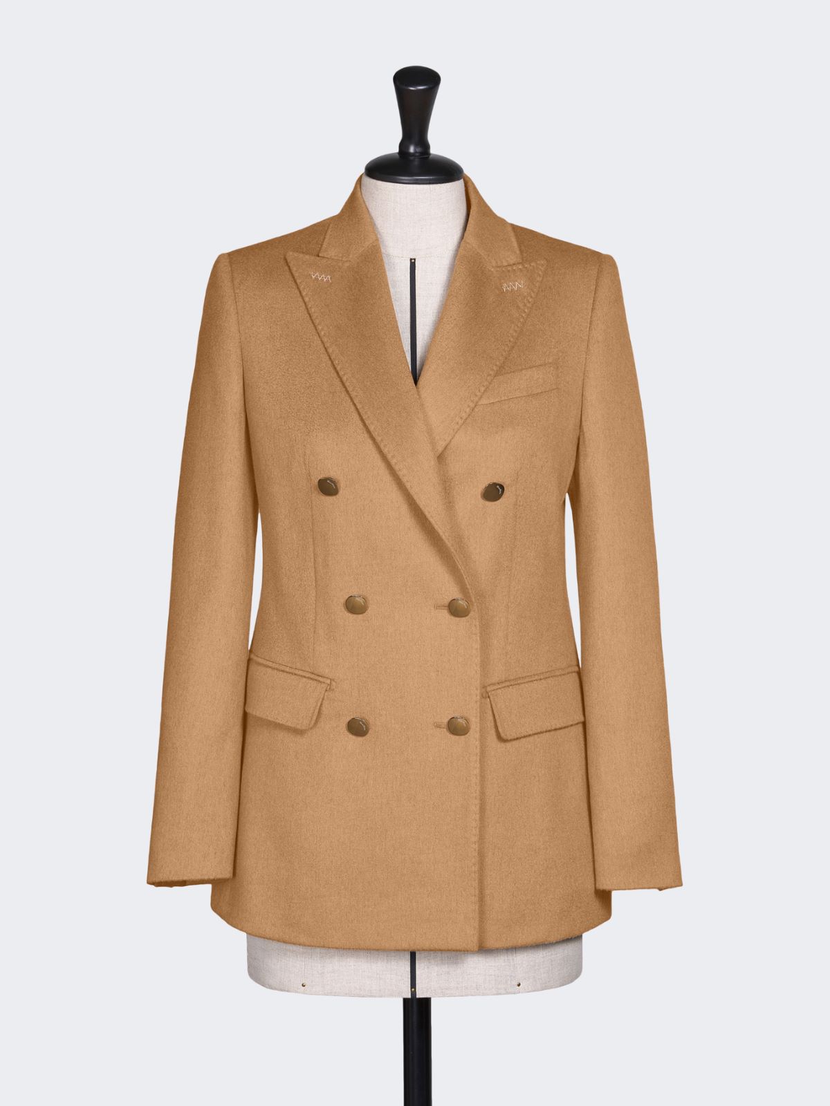 Blazer in sable camel broadcloth - CAMEL - Max Mara - 10