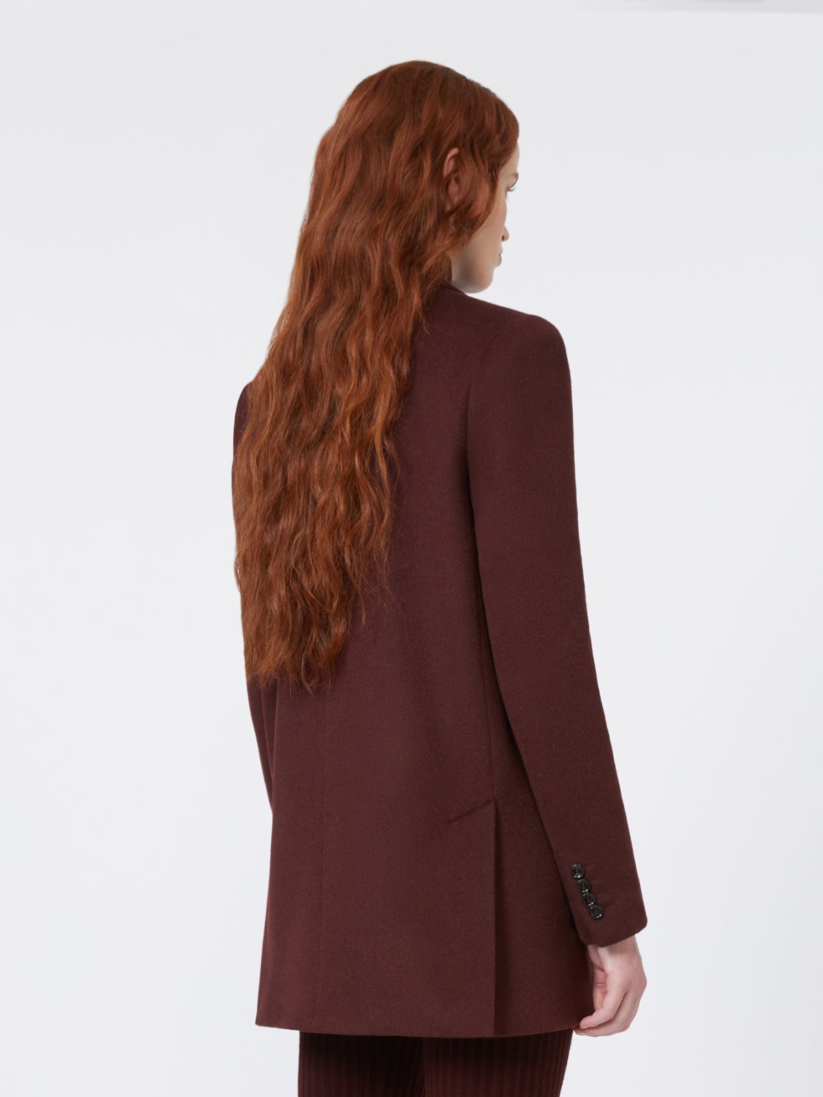 Single-breasted camel blazer - CHERRY - Max Mara - 3