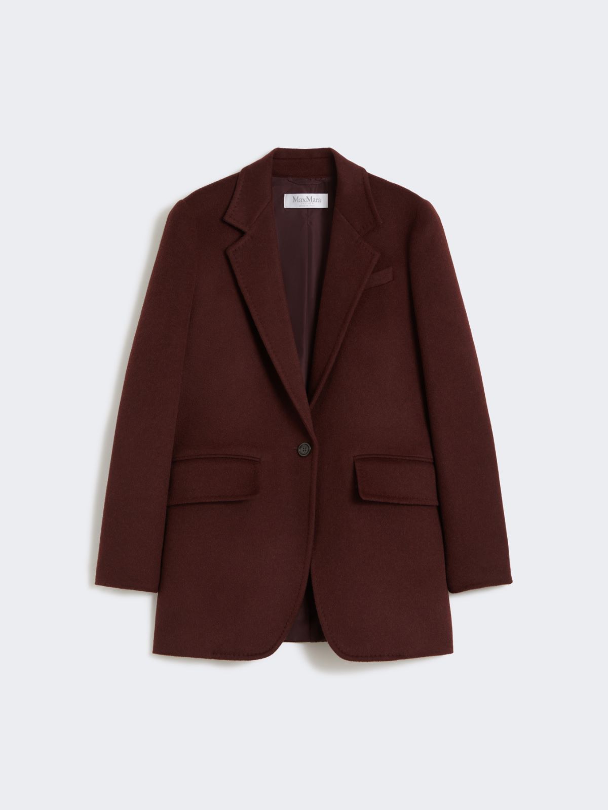 Single-breasted camel blazer - CHERRY - Max Mara - 9