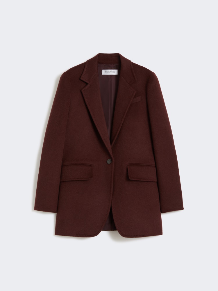 Einreihiger Blazer aus Kamelhaar - KIRSCHE - Max Mara