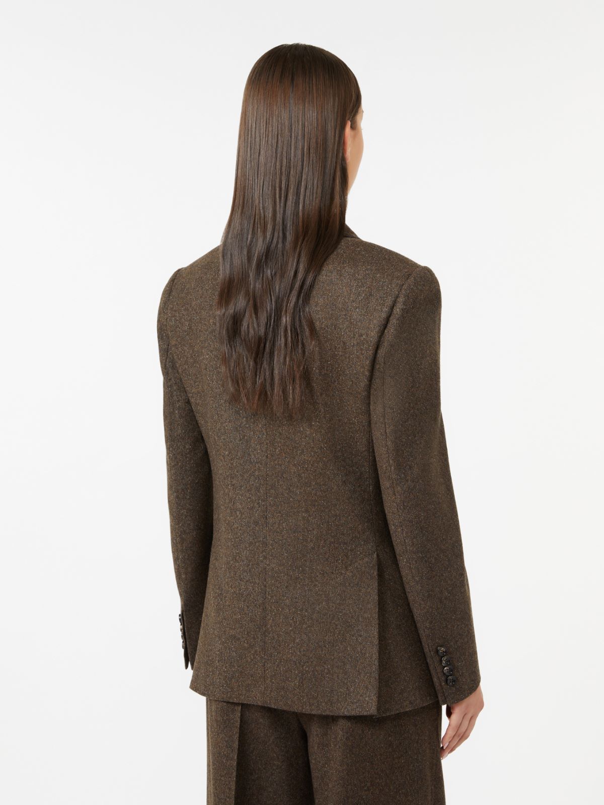 Veste en tweed de laine - BRUN - Max Mara - 3